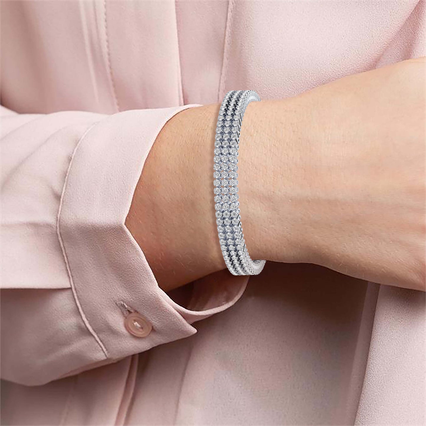 Serene Sparkle Grandeur, White Gold | Serenity Diamonds™