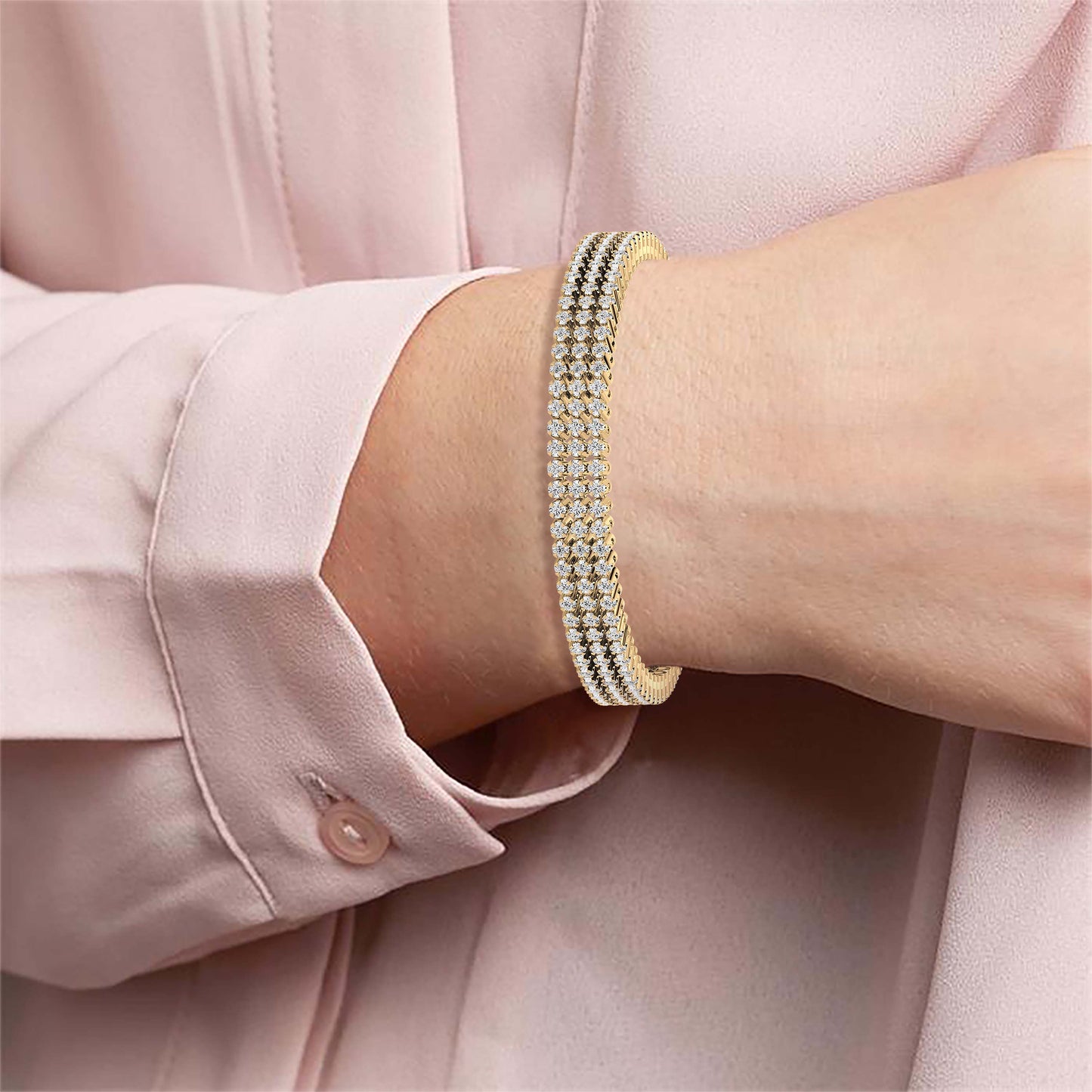 Serene Sparkle Grandeur, Yellow Gold | Serenity Diamonds™