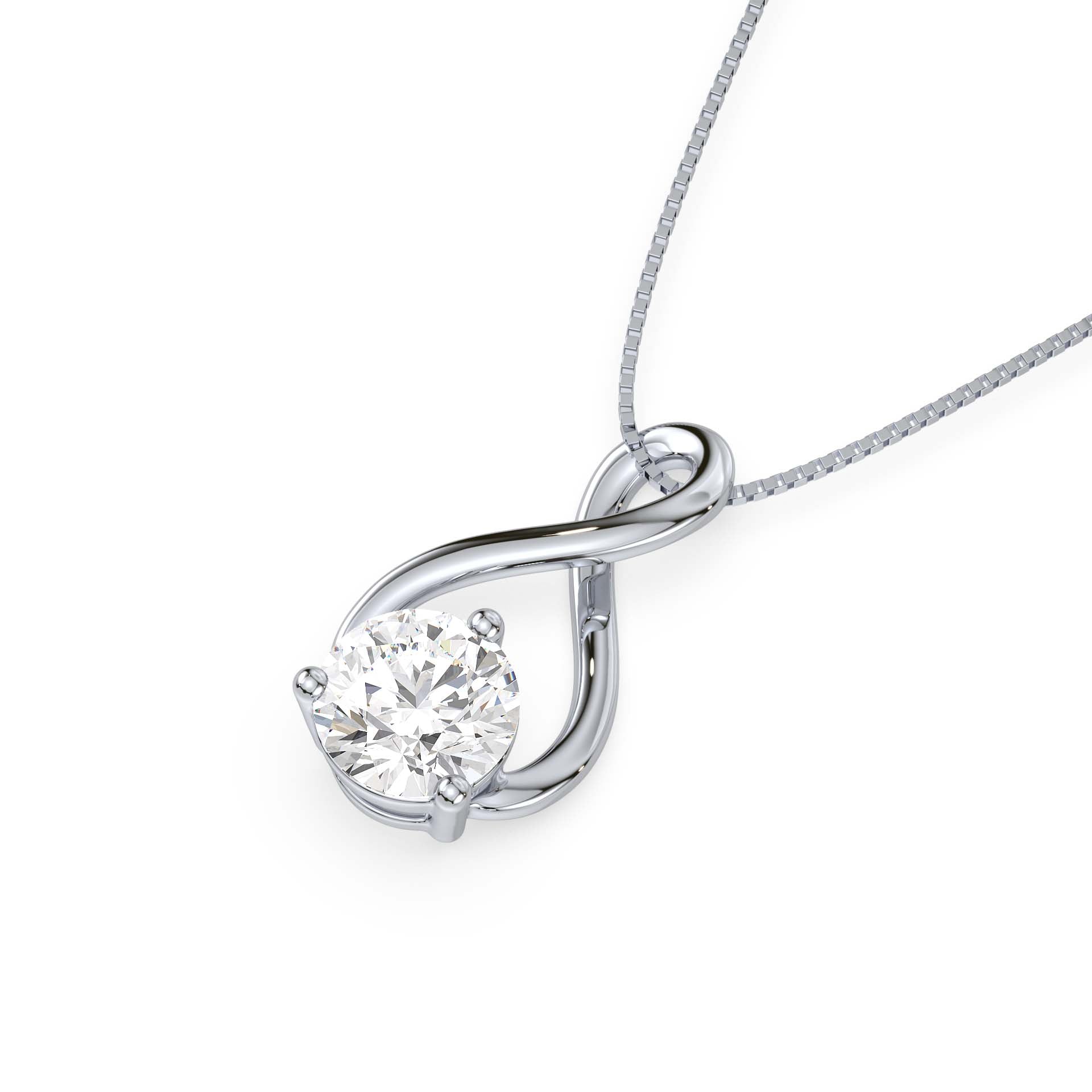 Eternal Knot, White Gold | Serenity Diamonds™
