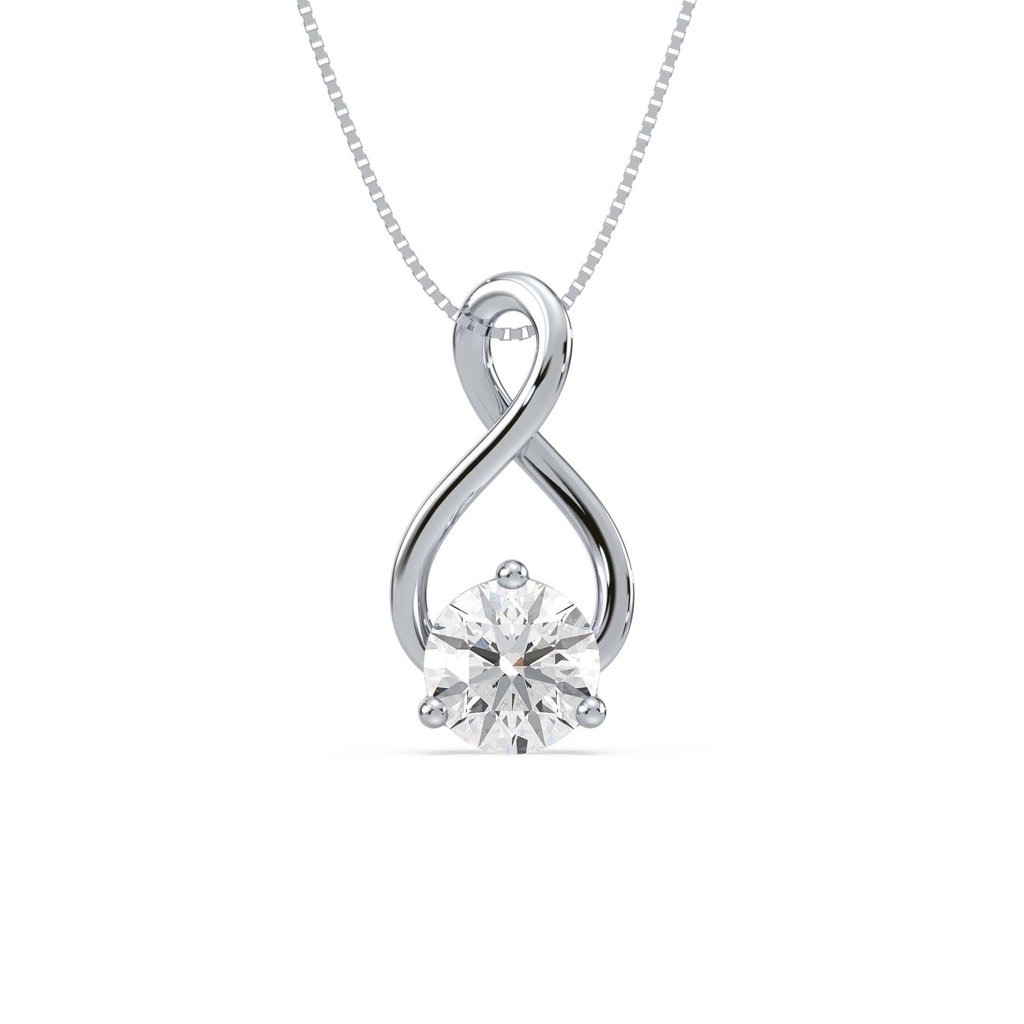 Eternal Knot, White Gold | Serenity Diamonds™