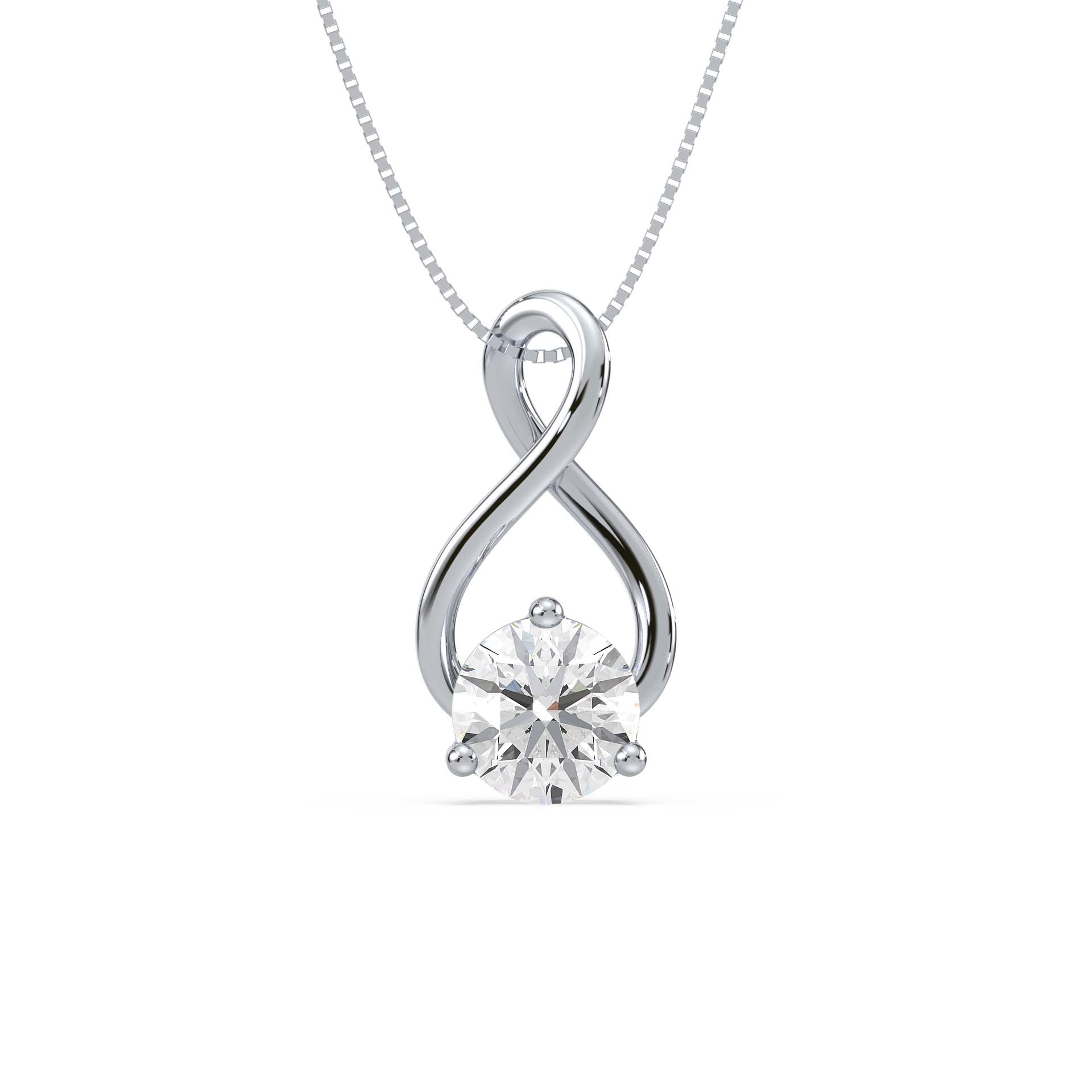 Eternal Knot, White Gold | Serenity Diamonds™