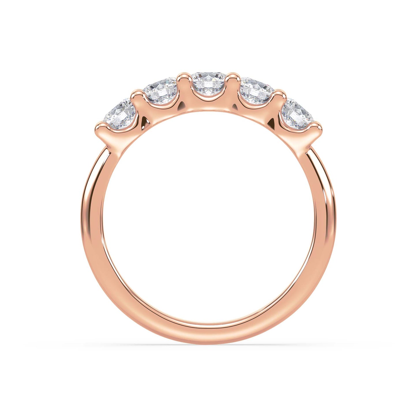 Five Royal Promises, Five Diamond Ring, Rose Gold | Serenity Diamonds™
