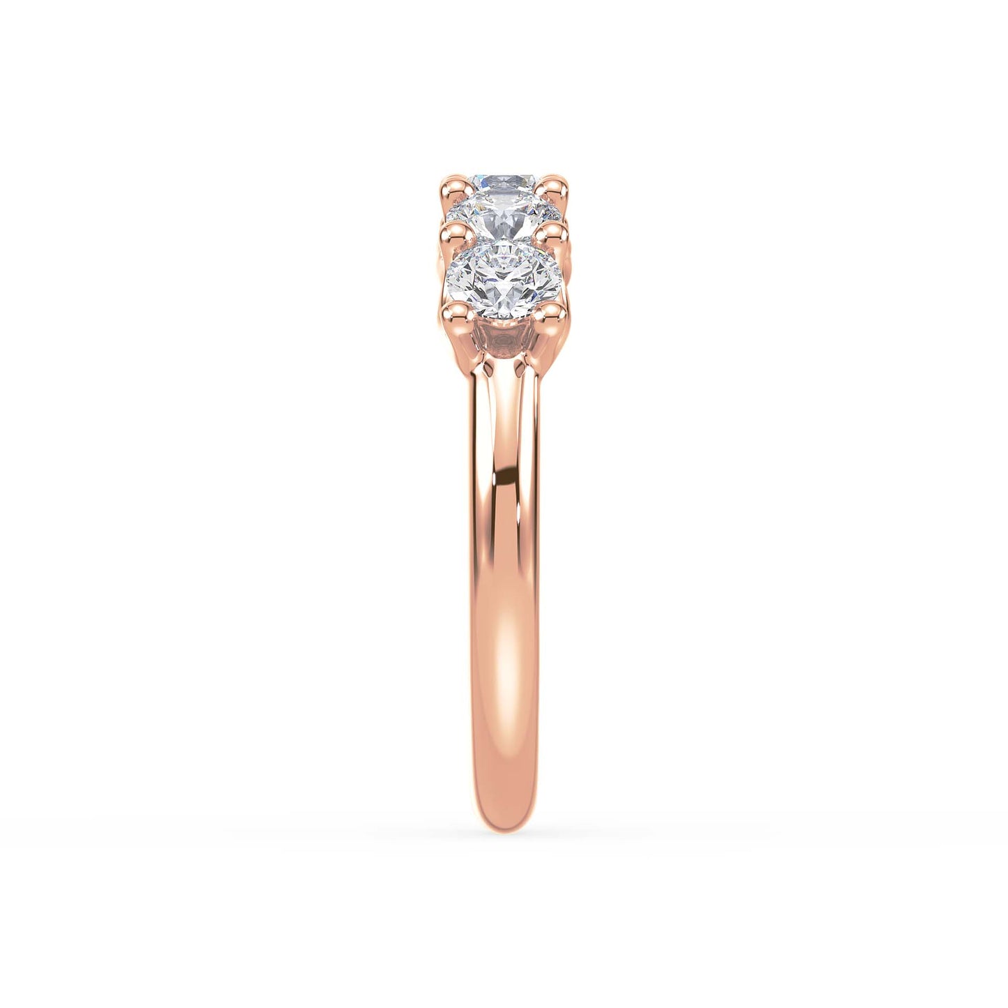 Five Royal Promises, Five Diamond Ring, Rose Gold | Serenity Diamonds™