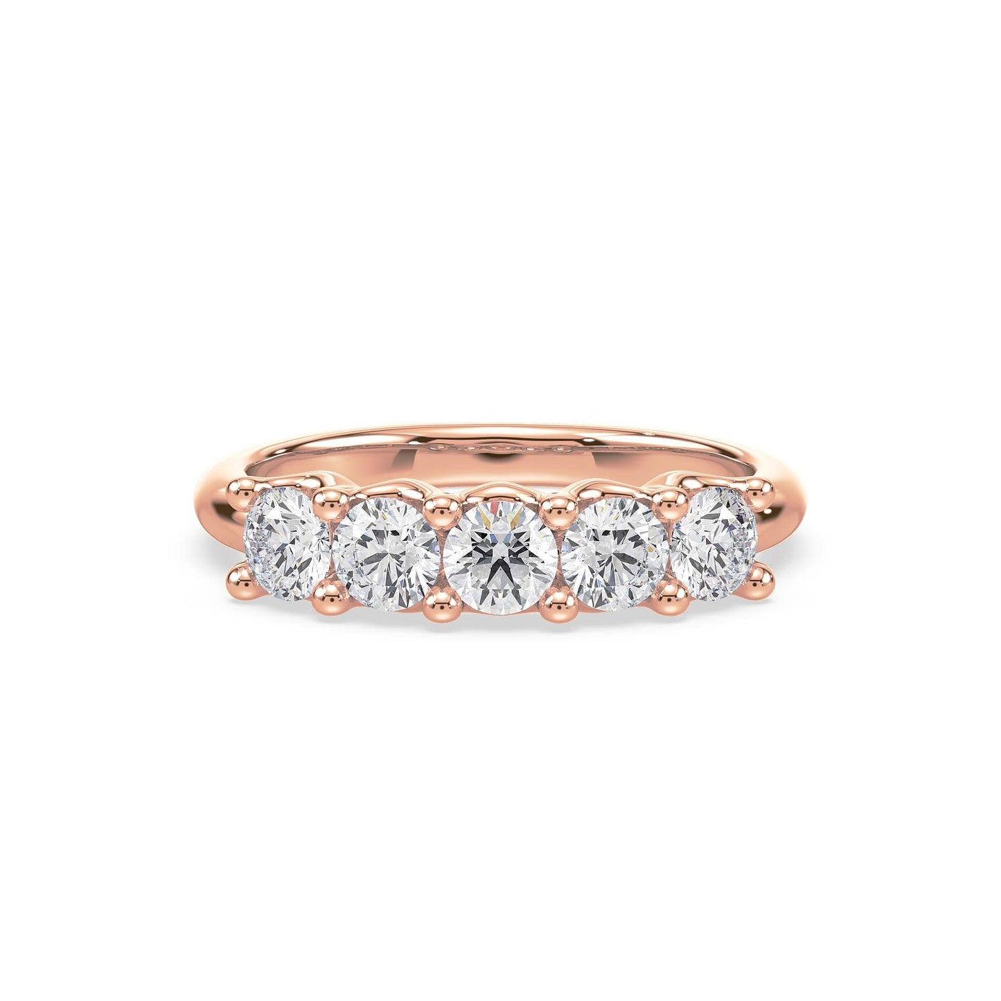 Five Royal Promises, Five Diamond Ring, Rose Gold | Serenity Diamonds™