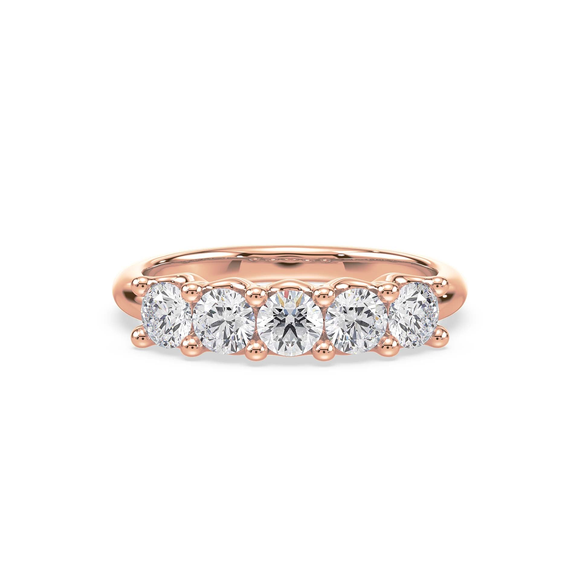 Five Royal Promises, Five Diamond Ring, Rose Gold | Serenity Diamonds™