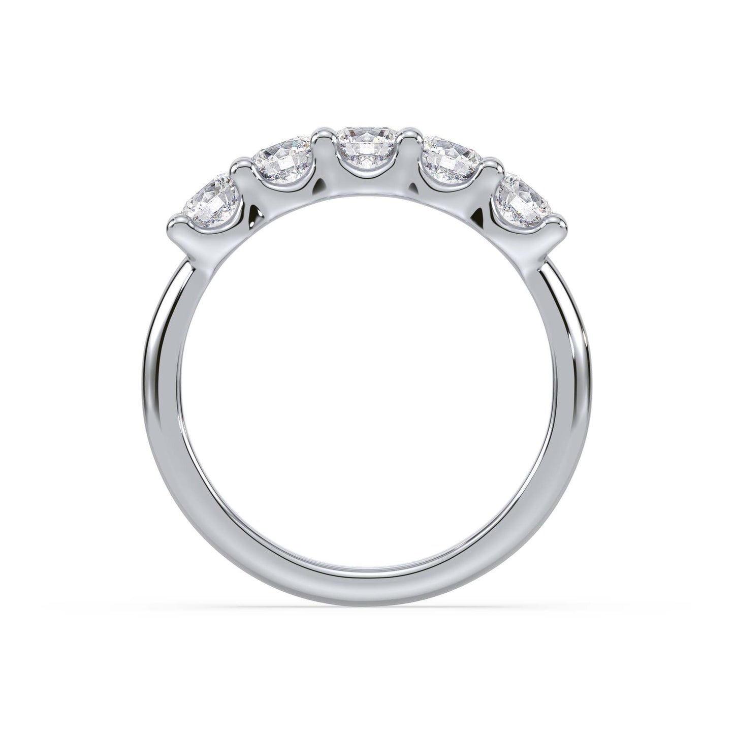 Five Royal Promises, Five Diamond Ring, White Gold | Serenity Diamonds™