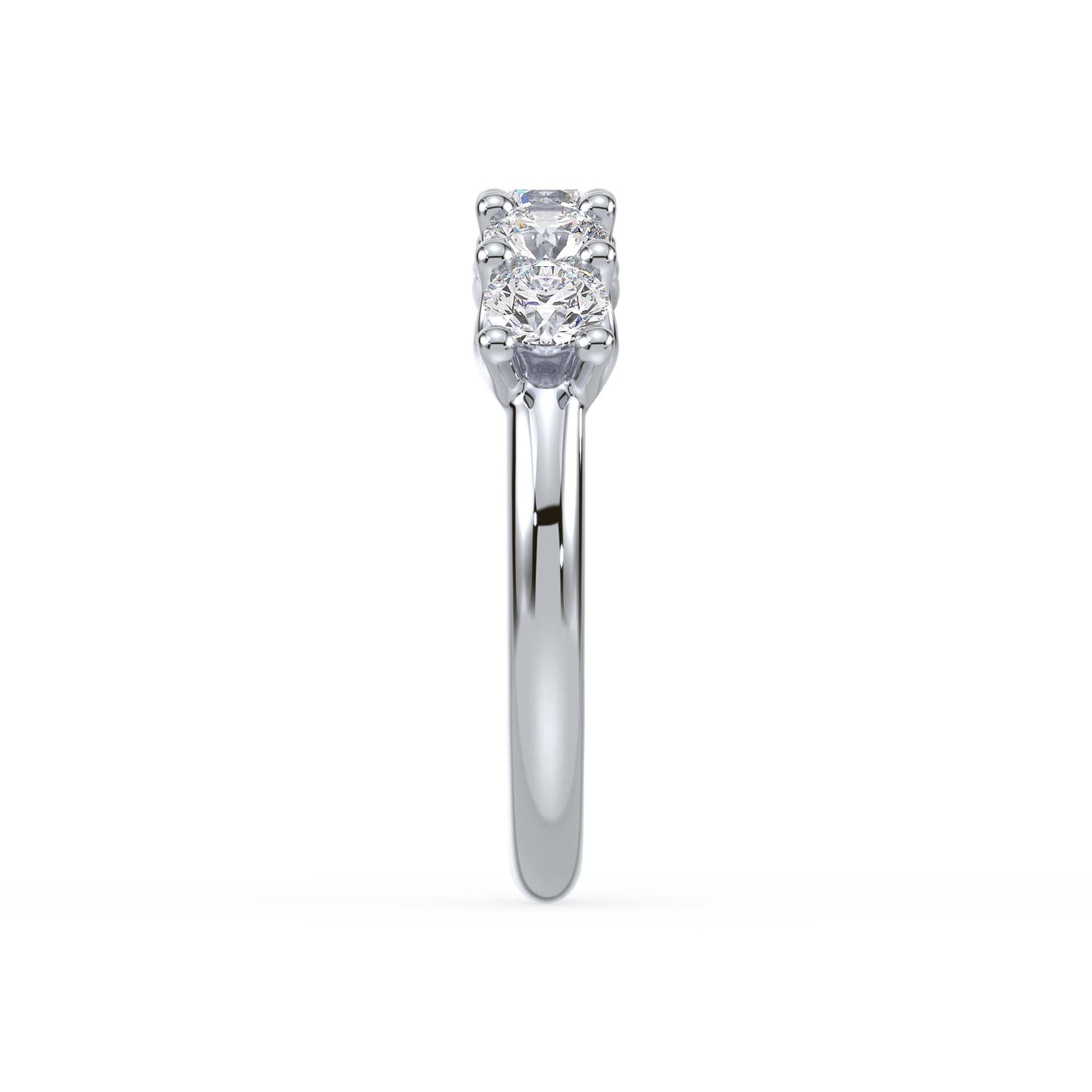 Five Royal Promises, Five Diamond Ring, White Gold | Serenity Diamonds™