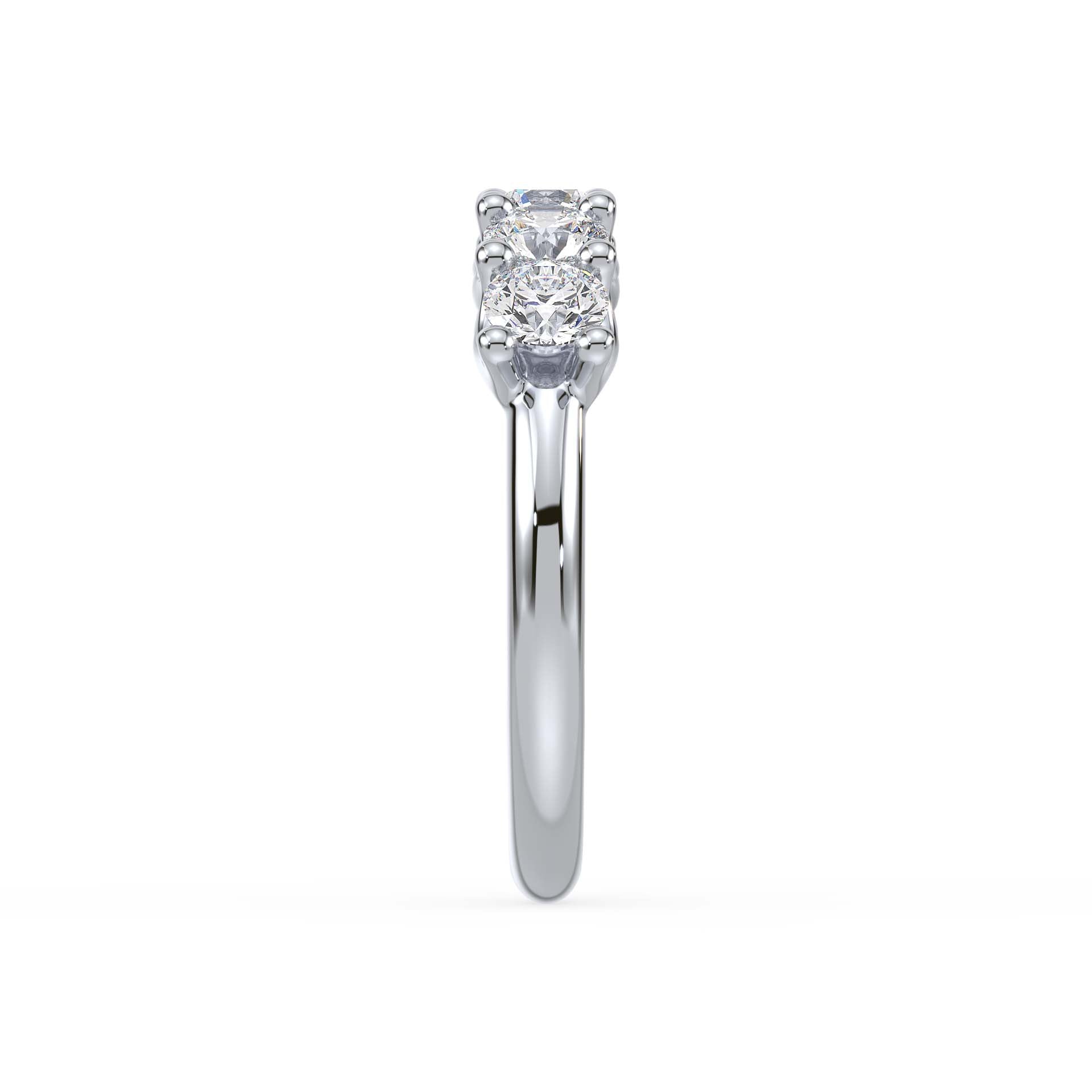 Five Royal Promises, Five Diamond Ring, White Gold | Serenity Diamonds™
