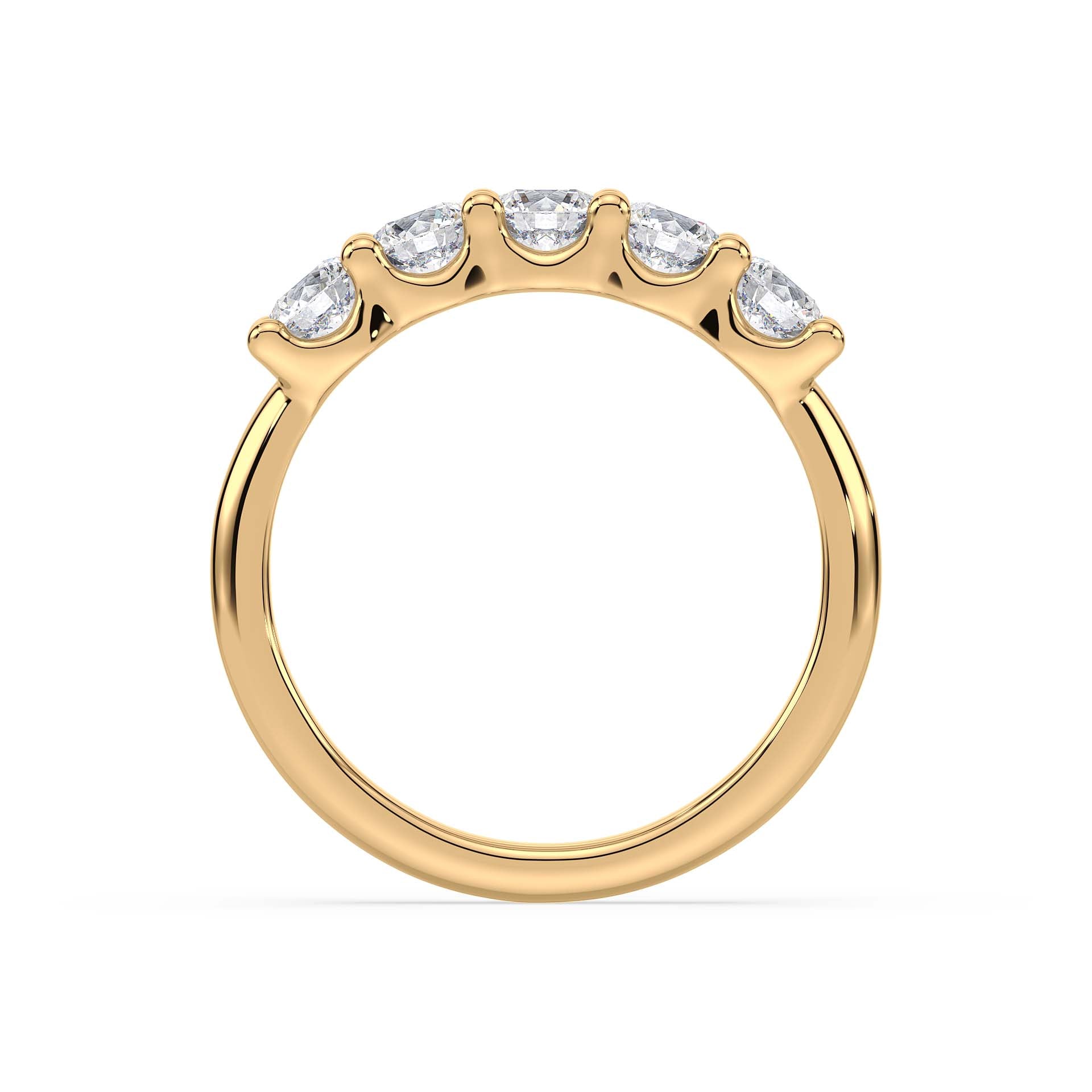 Five Royal Promises, Five Diamond Ring, Yellow Gold | Serenity Diamonds™
