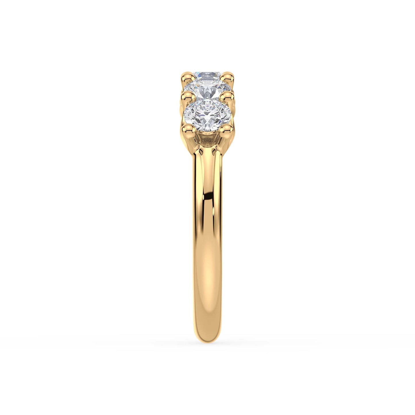 Five Royal Promises, Five Diamond Ring, Yellow Gold | Serenity Diamonds™