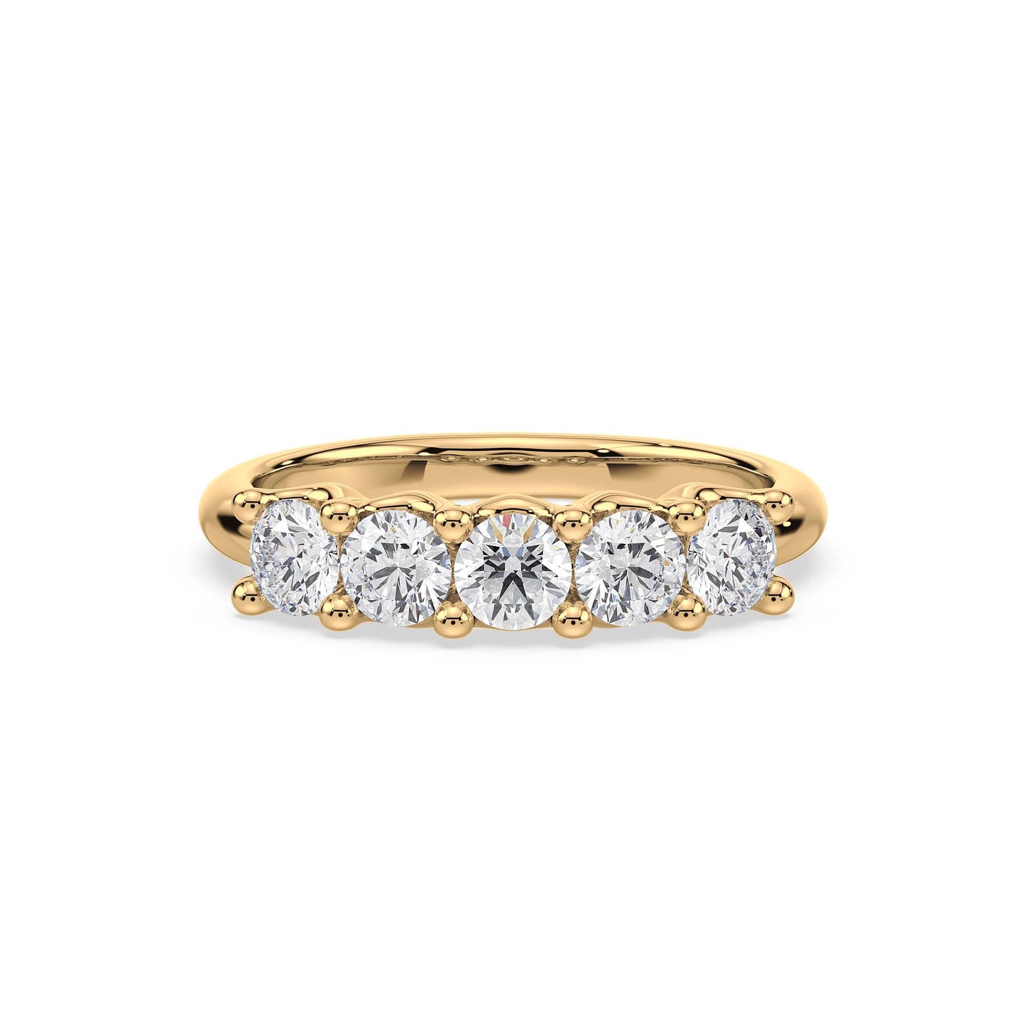 Five Royal Promises, Five Diamond Ring, Yellow Gold | Serenity Diamonds™