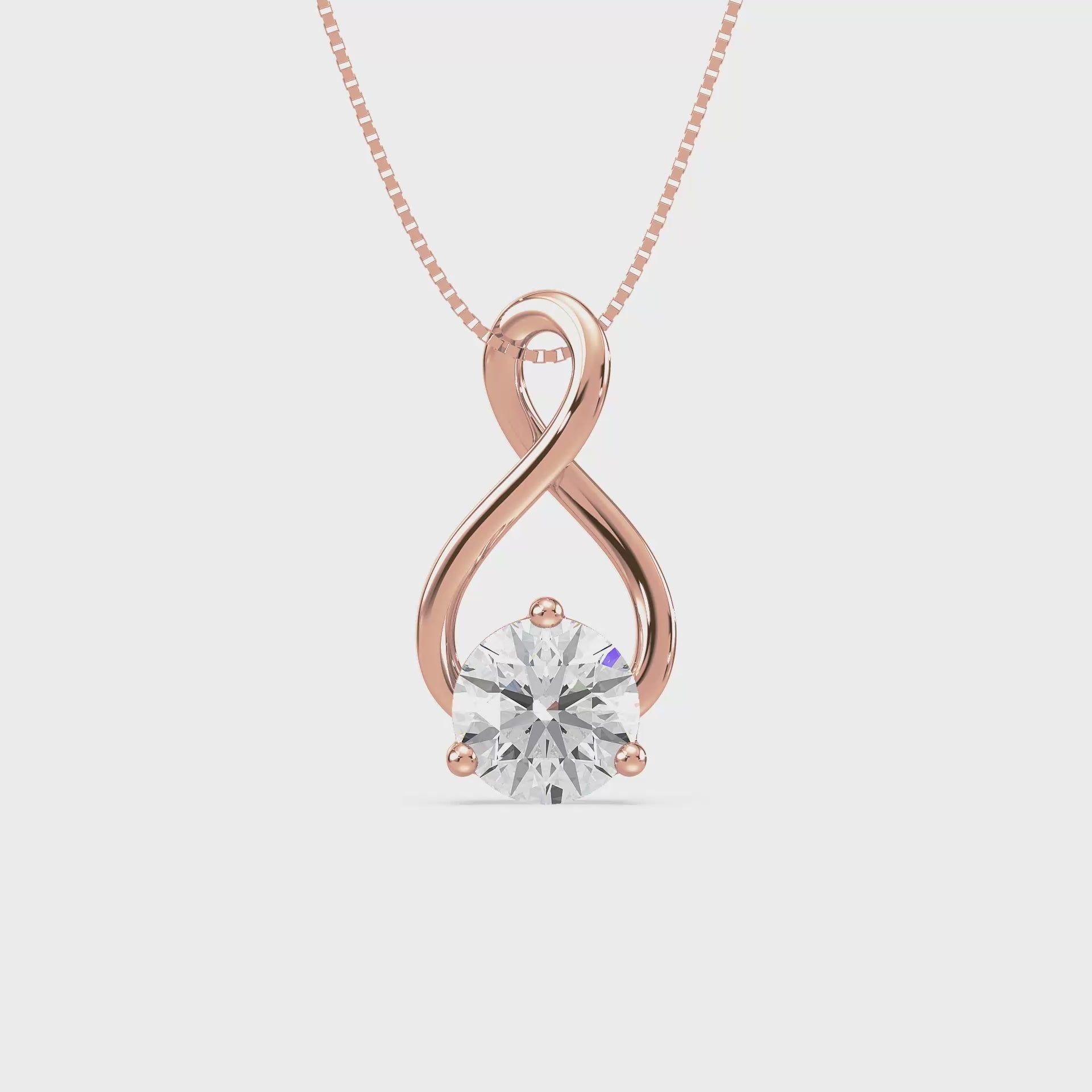Eternal Knot, Rose Gold | Serenity Diamonds™