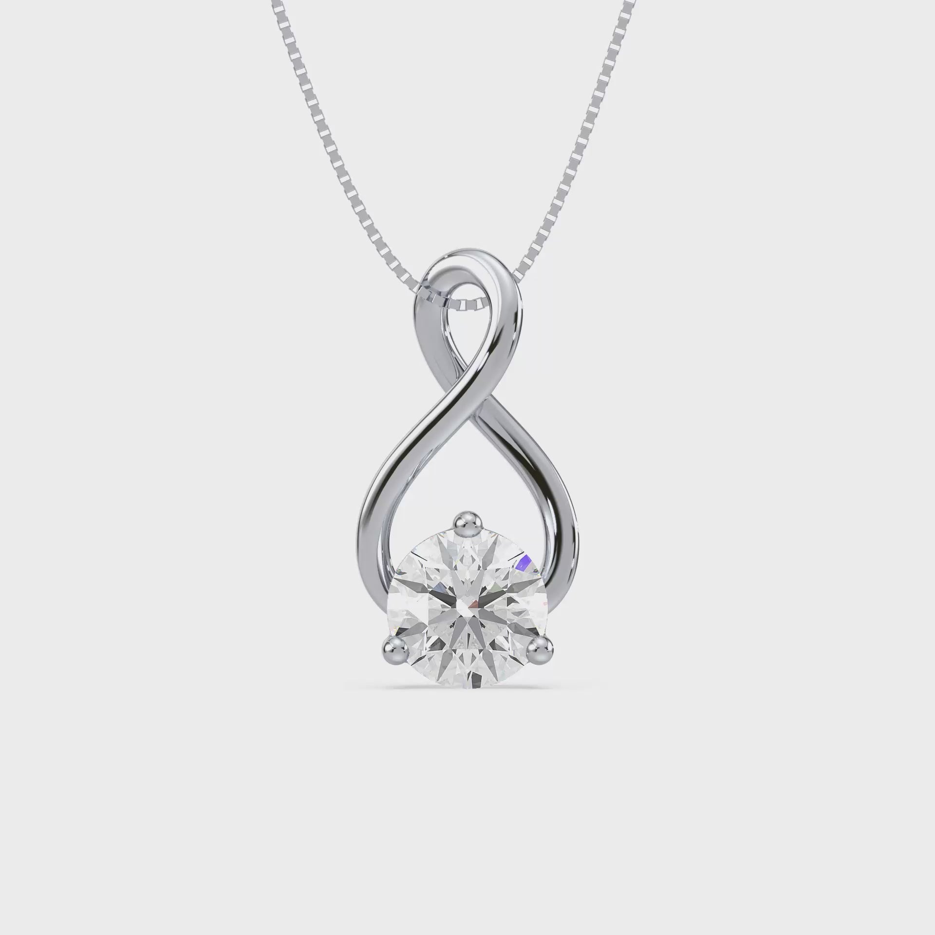 Eternal Knot, White Gold | Serenity Diamonds™