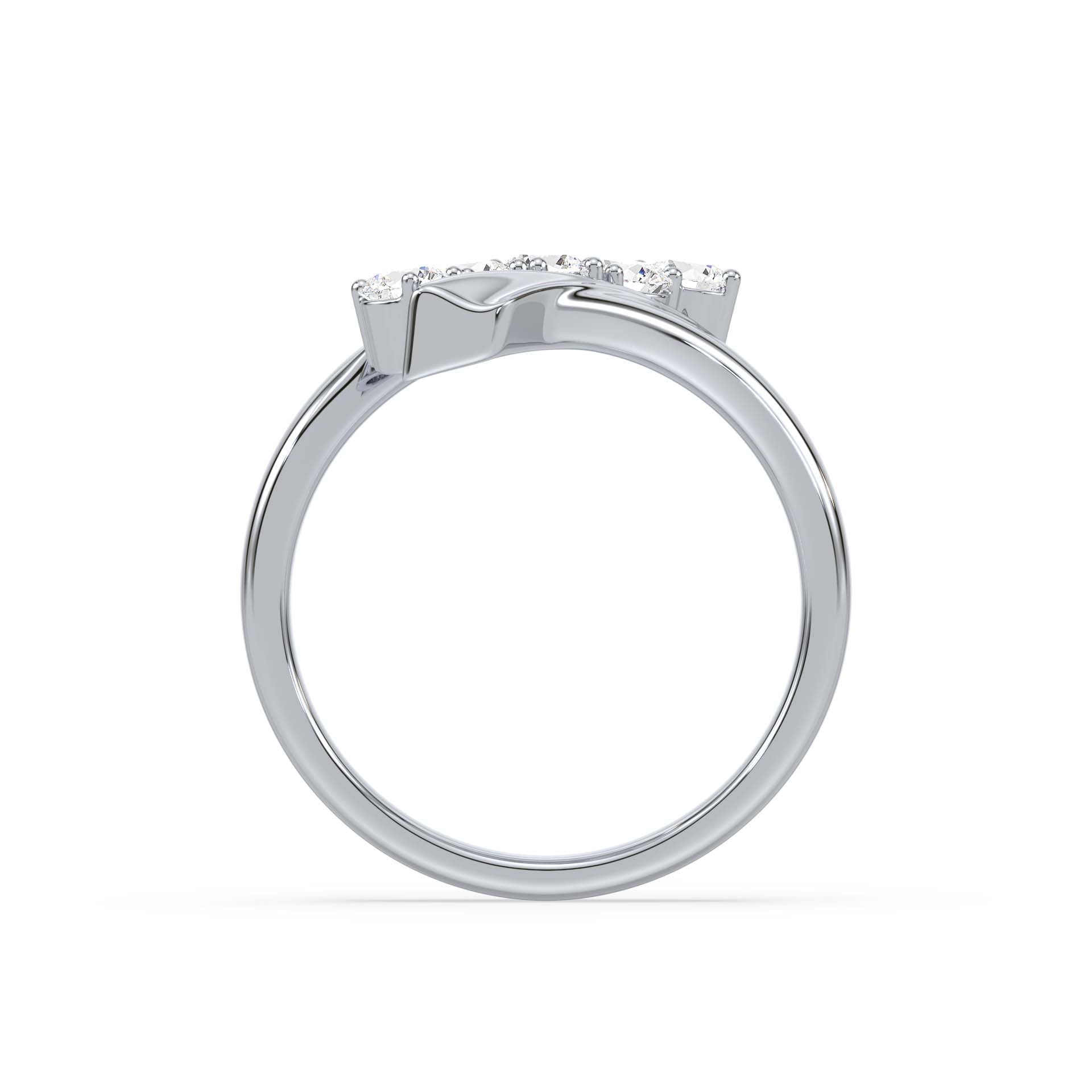 Five Graces, Five Diamond Ring, White Gold | Serenity Diamonds™