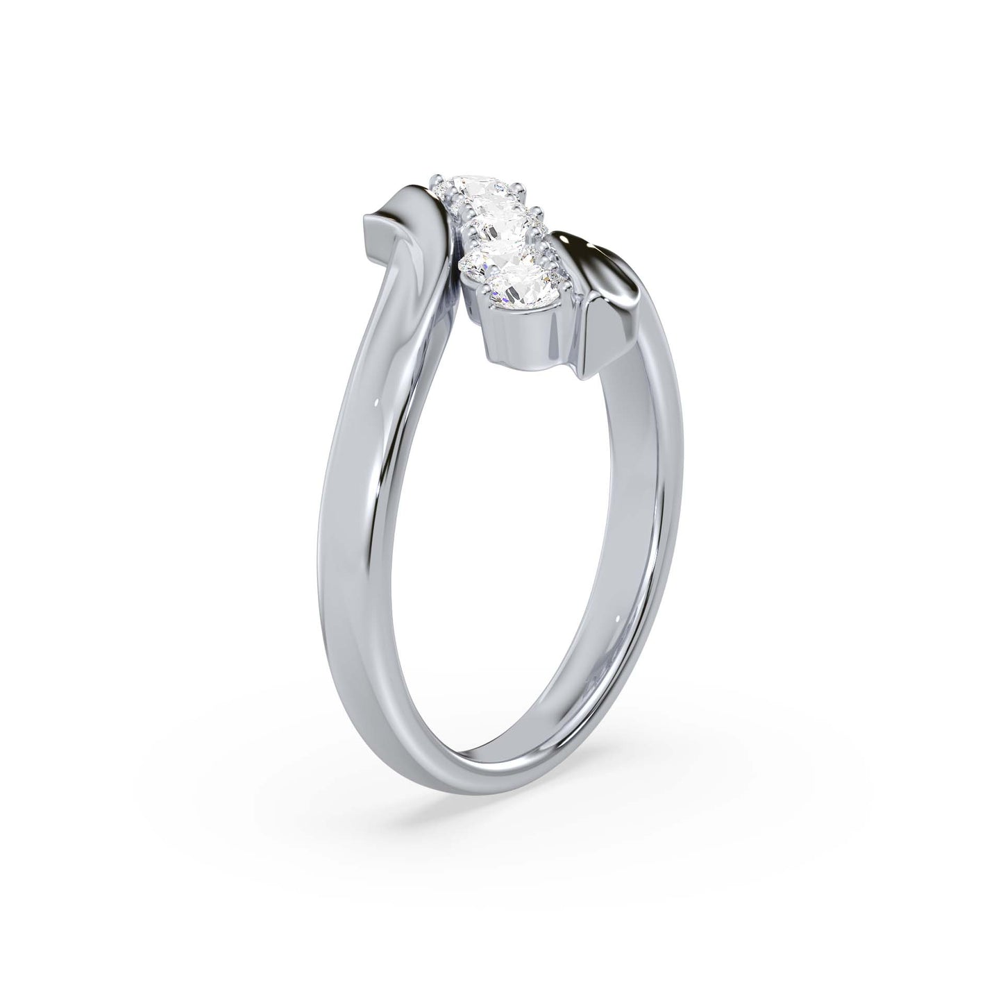 Five Graces, Five Diamond Ring, White Gold | Serenity Diamonds™