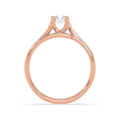 Flowing Brilliance, Rose Gold | Serenity Diamonds™