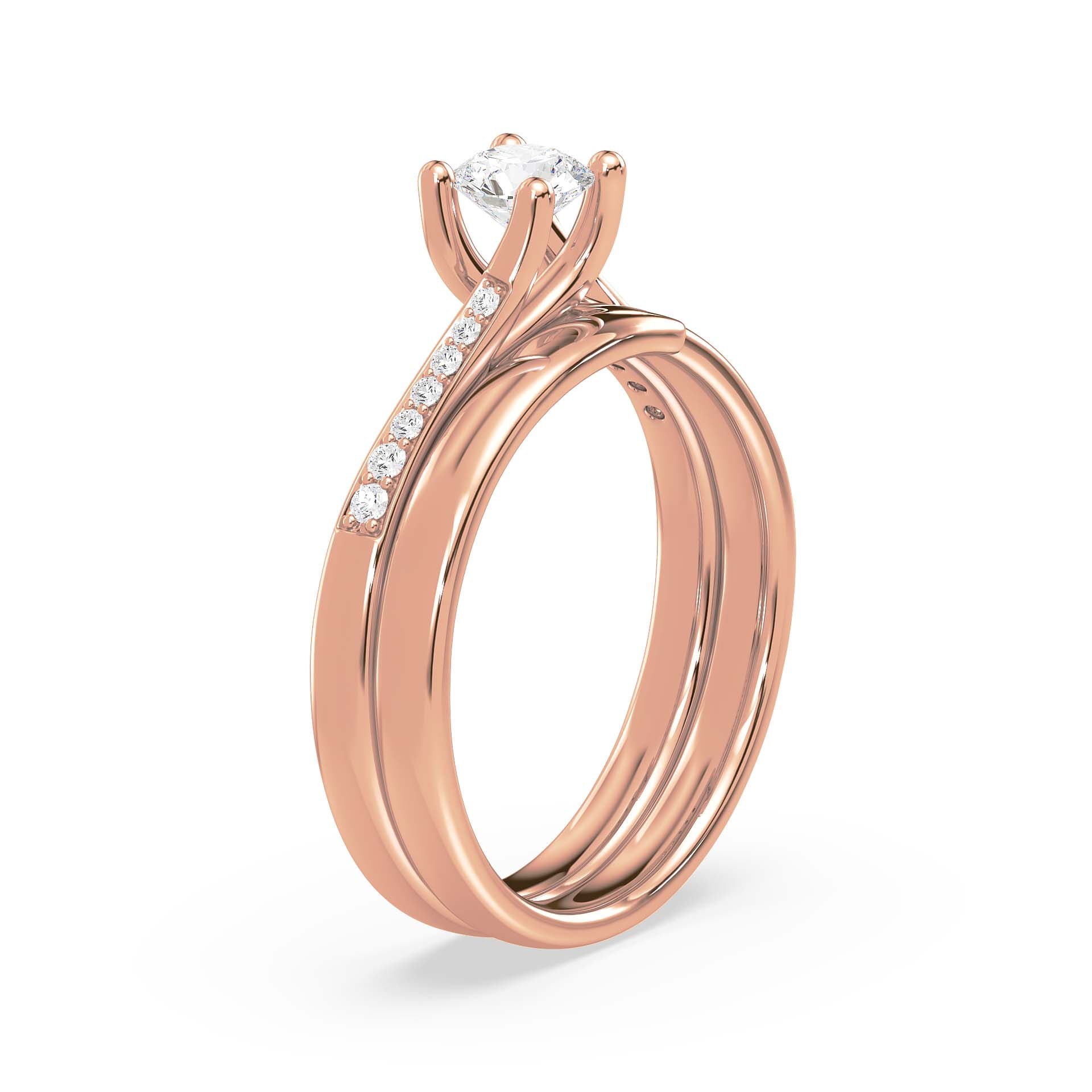 Flowing Brilliance, Rose Gold | Serenity Diamonds™