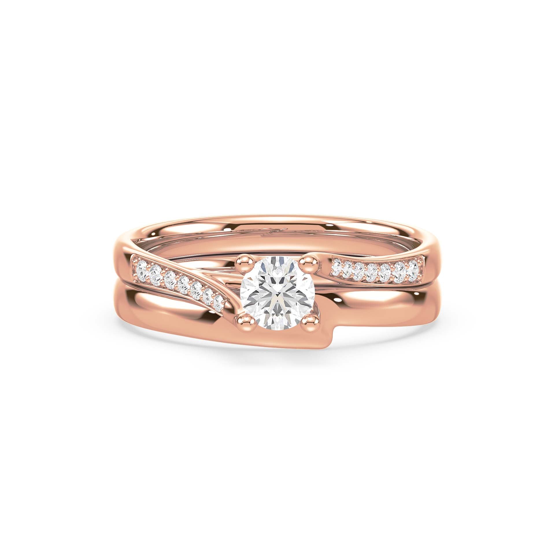 Flowing Brilliance, Rose Gold | Serenity Diamonds™