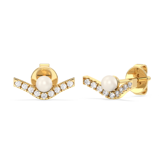 Harmony Pear Stud Earrings