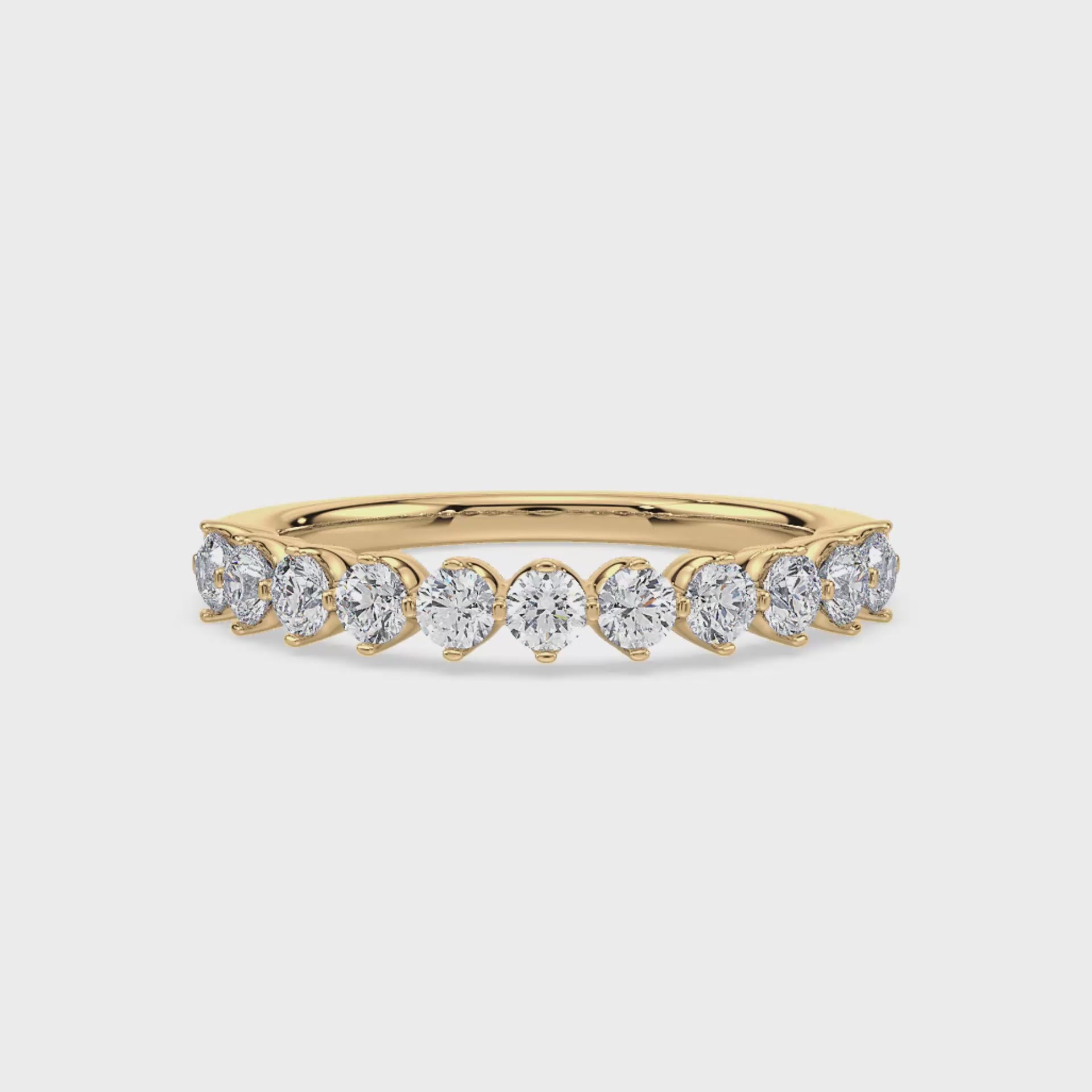 Eleven Eternities, Yellow Gold | Serenity Diamonds™