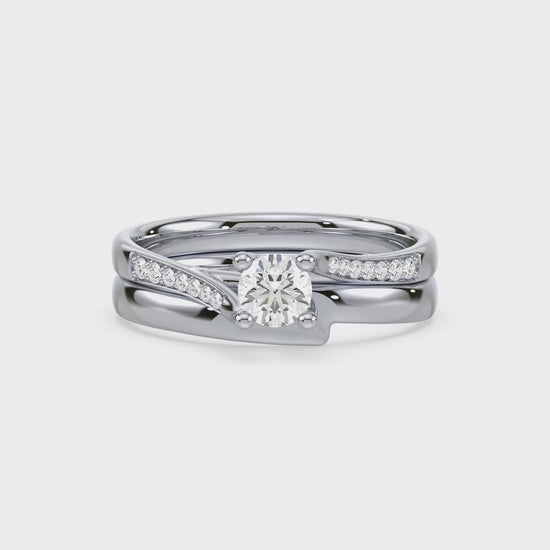 Flowing Brilliance, White Gold | Serenity Diamonds™