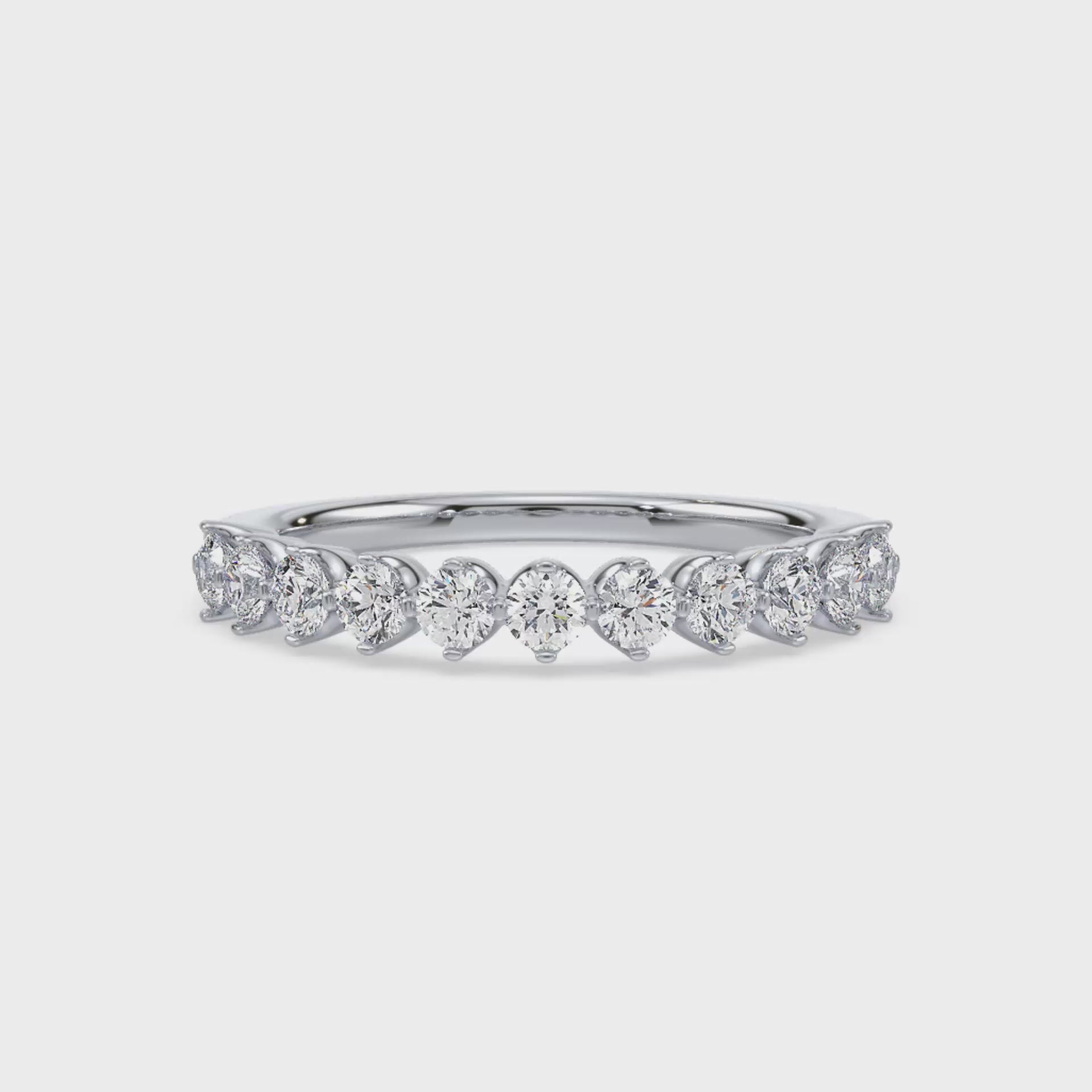 Eleven Eternities, White Gold | Serenity Diamonds™