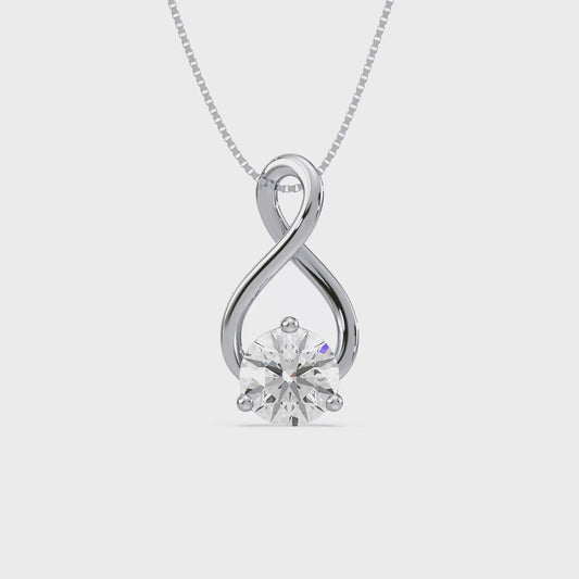 Eternal Knot, White Gold | Serenity Diamonds™